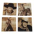 John Wayne Glass Coasters Set 4-Pack